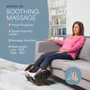 LifePro Shiatsu Foot Massager with Heat, Foot Massager with Heat for Plantar Fasciitis, Remote Control, Deep Kneading for Leg, Calf, Feet, Ankle with Free Roller Gifts for Mom Dad