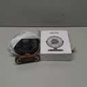 SWEETFULL 6.5 Inch USB Small Desk Fan, 3 Speeds Quiet Portable Desktop Table Fan, 360 Adjustment Personal Mini Fan for Home Office Car Outdoor Travel (Black wood grain)