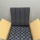 Neoaider 9PCS Plastic Interlocking Decking Tiles 12" x 12", 9 sq. ft Waterproof Outdoor Flooring All-Weather, Patio Floor Decking Tile for Garden Porch Poolside Balcony Backyard, Dark Grey