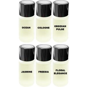 Car Air Freshener Refill Liquid Set of 6 x 10 ML - Smart Car Air Freshener Refill - Car Fragrance Refill - Car Diffuser Refill (Emotional Fragrance Collection)