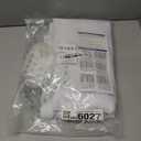 MAGZO Magnetic Screen Door Fit Door Size 48 x 83 Inch, Screen Size 50" x 84" Strong Magnet Door Mesh with Reinforced Hook & Loop for Patio, Sliding, French, White