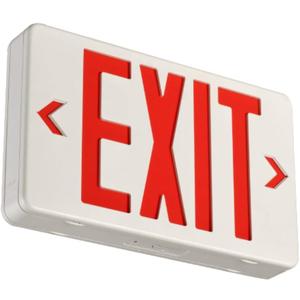 CM MZY Emergency Exit Sign, Red Double Face Exit Signs with Battery Backup, UL Certified, US Standards, Emergency Exit Light, AC 120V/277V, 1 Pack