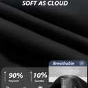 Women's High Waist Capri Leggings with Pockets Tummy Control Cropped Yoga Pants for Summer Fitness Workout Athletic (Black, L)