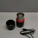 COOL KNIGHT Herb Grinder [large capacity/fast/Electric ]-Spice Herb Coffee Grinder with Pollen Catcher/- 7.5" (Black)