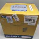 Ice Makers Countertop, 26.5Lbs/24H Ice Machine with 2 Sizes Bullet Ice, 9 Ice Cubes Release in 6 Mins, Self-Cleaning Portable Ice Maker with Ice Scoop and Basket for Home Kitchen Office Bar RV
