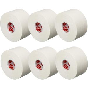 Cramer Team Color Athletic Tape, Easy Tear Tape for Ankle, Wrist, & Injury Taping, Protect & Prevent Injuries, Promote Healing, Athletic Training Supplies, 1.5" X 10 Yard Roll, Colored at Tape (Pack of 5, White)