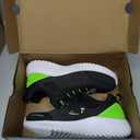 Skechers Boy's Bounder Dripper Drop Waterproof Sneaker (2 Little Kid, Black/Lime)