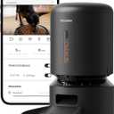 PETLIBRO Automatic Cat Feeder with Camera, 1080P HD Video with Night Vision, 5G WiFi Pet Feeder with 2-Way Audio, Low Food & Blockage Sensor, Motion & Sound Alerts for Cat & Dog Single Tray (Black)