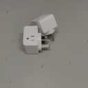 2 Pack US to UK Ireland Travel Plug Adapter, Type G Power Plug Adapter with 3 Outlets 3 USB Ports(2 USB C), European Travel Plug Adapter for USA to England London Scotland British Qatar Irish HongKong