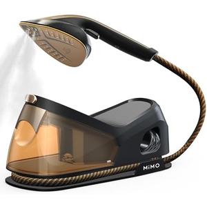 1500W Steamer for Clothes Garment Steamer 2 In 1,450g/min Steam,3.6m Iron Range,Steam with Filter,650g Light Iron Head,Vertical and Flat clothes steamer,1.2L Water Tank,Suit All Fabrics