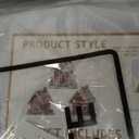 3 Pcs 31"-40" Gingerbread Village Cardboard Cutouts Stand Up Gingerbread House Backdrop Photo Props Standup Waterproof PVC for Xmas Party Floor Yard Outdoor Indoor Home Decor