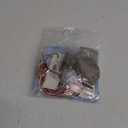 ZuoAnLF 6 Pieces Embroidery Pendant Kit for Beginner,Embroidery Stitching Necklace,Embroidery Kit for Necklace & Earrings & Hand Sewing Jewelry & Creative Gifts (6PCS-1)