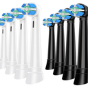 HSYTEK Replacement Heads Compatible with Oral B iO Replacement Heads for iO Series 2/3/4/5/6/7/8/9/10 Series Electric Toothbrush Handles, 8 Pack, Mix Color