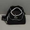 Pawaboo Pet Dog Carrier Backpack, Puppy Dog Travel Front Carrier for Small Medium Dogs Cats, Adjustable Breathable Dog Carrying Backpack with Safety Strips for Hiking, Walking (Black S Up to 5 lbs)