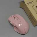 TECKNET Wireless Mouse, 2.4G Ergonomic Optical Mouse, Computer Mouse for Laptop, PC, Computer, Chromebook, Notebook, 6 Buttons, 24 Months Battery Life, 2600 DPI, 5 Adjustment Levels - Pink