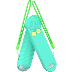 Silicone Remote Case Cover for Nex Playground Game System Remote, Anti Slip Shockproof Remote Protective Sleeve Compatible with Nex Playground Game System Remote,Remote Case with Lanyard (Green)