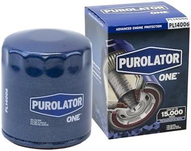 Purolator PL14006 PurolatorONE Advanced Engine Protection Spin On Oil Filter Compatible With Chevrolet Silverado 1500, Tahoe, Suburban 1500, Silverado 2500 HD, Corvette, GMC Yukon and Sierra 1500