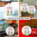 3 x Neighbor Ornament 2026 - Friendship Gift for Neighbors, Christmas Ornament for Friends Next Door, Ceramic Ornaments for Christmas Tree, Appreciation Gifts for Good Neighbors