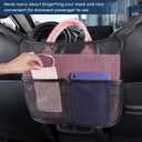 Eing Car Seat Back Organizer - Large Capacity Storage for Purses, Handbags & Kids' Items - Black