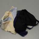 Women's High Waisted Underwear, Tummy Control high cut Panties Full Coverage Postpartum Briefs underwear 4 pack (Large, Multicolor-deep Blue&light Blue& Skin Tone& Black)