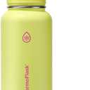 ThermoFlask Insulated Water Bottle with Spout Lid (32 oz, Unmellow Yellow) - Leakproof, Stainless Steel Water Bottle for Cold & Hot Drinks, Travel & Daily Hydration