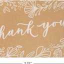 Hallmark Bulk Wedding Thank You Cards, 100-Pack (Kraft, Flowers)