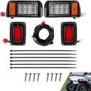 Drive-up Club Car DS Led Light Kit, Golf Cart Led Lights for Club Car DS 1993-Up Gas and Electric Golf Carts, Factory Style Headlight and Tail Light Assembly OEM 101988002 101988001
