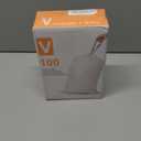 5.3 Gallon 100 Count Heavy Duty with Ultra Strong Drawstring Trash Bags White Garbage Can Liners 19 Liter Tear & Leak Resistant Drawstring Garbage Liners