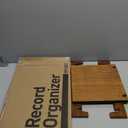 M MUSIC PUBLIC KINGDOM MPK Vinyl Record Stand Holder DIY Wood Vinyl Record Storage Hold up to 70 LP Records Desktop Mount Easy Assembly Album Records Display Organizer Record Player Accessories Gift