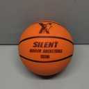 Silent Basketball Official Size 7 (29.5"): Upgraded 95% Bounce - Ultra Quiet Airless Basketball for Dribbling Indoor - Soft Foam Basketball with Realistic Grip and Deep Grooves for All Ages (Orange)