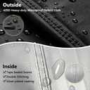 AKEfit Outdoor Swivel Lounge Chair Cover 2 Pack,Heavy Duty Waterproof Patio Chair Covers for All-Weather Protection Outdoor Lawn Furniture,Grey-33Wx35Dx38.5H inches