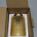 Battery Operated Lamp with Auto-Off Timer, Cordless Table Night Light for Bedroom & Entryway, Portable LED Lamp for Home, Outdoor, Camping No Battery Included (Pearl Design-Amber)