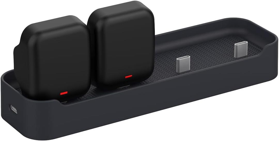 Doohoeek Battery Charging Station Compatible with Whoop 5.0 PowerPack 2025 & Battery Pack 4.0, 4-Port USB-C Family Charger Dock Charging Hub Compatible with Whoop 5.0 & 4.0 Charger (Station Only) (Gray)