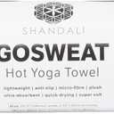 Shandali GoSweat Non-Slip Hot Yoga Towel with Super-Absorbent Soft Suede Microfiber in Many Colors, for Bikram Pilates and Yoga Mats. (72.00" x 26.50", Violet)