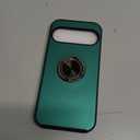 JAME for Google Pixel 9 Case/Pixel 9 Pro Case, Slim Fit Military Grade Shockproof Case with Ring Holder Stand Kickstand Protective Phone Case for Google Pixel 9/9 Pro, Green