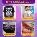 Colorfairy DTF Transfer Film 13" x 19", 100 of Sheets A3+ Double-Sided Matte PET Heat Transfer Paper, Universal for All T-Shirts & Dark Fabrics, Vibrant Colors, Easy Peel Hot/Cold