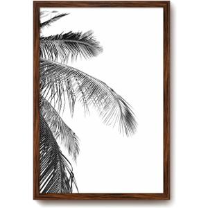 Rustic Walnut 16x24 Frame - Single Frame, 16 x 24 Poster Frame for Artwork, Puzzles, Photos and Movie Posters Picture Frames, Perfect Christmas Frame