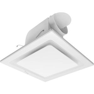 Bathroom Fan Ceiling Mount Exhaust Ventilation Fan Ceiling Exhaust Fan Extractor Fan 141 CFM 1.2 Sones,Quiet Bathroom Ventilation Exhaust Fan for Shower,Restroom,Office,Home(Flat Plate)