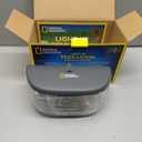 National Geographic Light Up Terrarium Kit for Kids - Build a Dinosaur Habitat with Real Plants & Gemstones, Science Kit, Dinosaur Toys for Kids