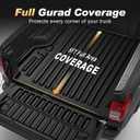 Ranger Truck Bed Mat and Tailgate Liner Compatible with 2024 2025 2026 Ford Ranger 5FT - Custom Fit Cargo Mat for Ford Ranger All Weather Trunk Mat