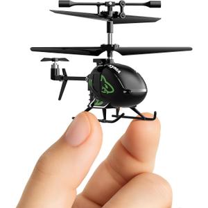 SYMA S100 Mini RC Helicopter with Gyro Stabilizer, Altitude Hold, 3.5 Channel, 5-7 Min Flight Time, Remote Control Helicopter Toy for Boys and Girls (Black)