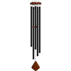 Bursvik 60'' Wind Chimes for Outside Deep Tone, Large Wind Chime, 5 Heavy Duty Tubes Metal Extra Large Wind Chimes Outdoor, Decoration for Garden, Patio, Yard, Gifts for Mother's Day (Rhombus)