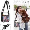 Clear bag for stadium events, women's Clear Purse crossbody bag, stadium approved with front pocket, perfect for concerts