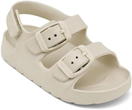 ChayChax Toddler Boys Girls Double Buckle Sandals Children's Adjustable Back Strap Water Sandal, Size 5