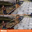 Mini Rake Head  Gutter Rake Tool for Removing Leaves & Debris from Roofs, Gutters & Hard-to-Reach Areas  Fits Standard Acme Thread & Recommended EZ Smart Pole (Not Included)