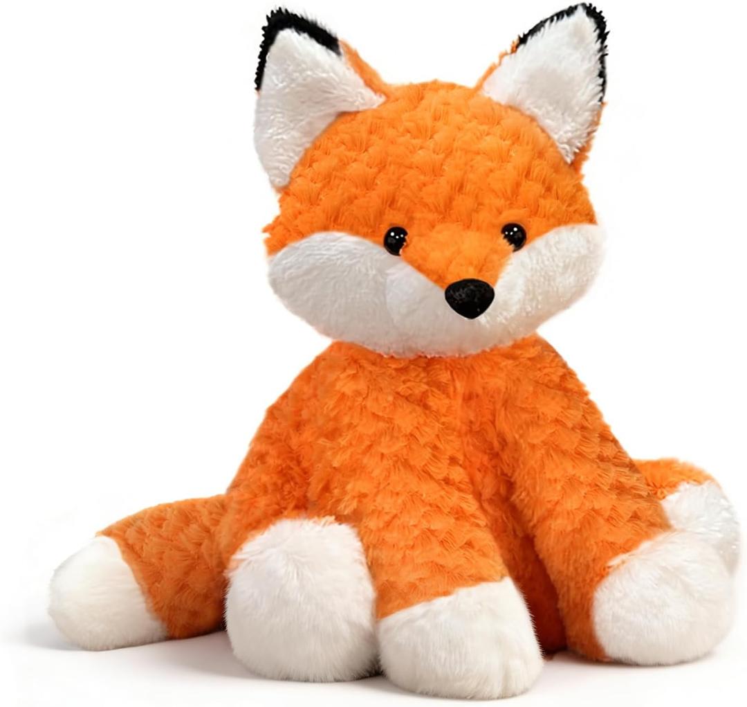Fox Stuffed Animal Cute Orange Fox Plush Toy for Kids & Adults Birthday Surprise & Room Decor A Cuddly Companion for Everyday hugs and Bedtime