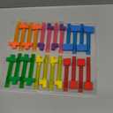 Building Blocks Party Favors,24Pcs Building Blocks Bubble Wands for Kids,Cute Bubble Wand for Birthday Party Supplies,Classroom Prizes Pinata Goodie Bag Stuffers Gifts