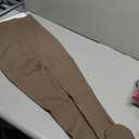 Fleece Lined Tights Women, Fake Translucent Pantyhose Sheer Warm Leggings, Thermal Thick Tights for Women L