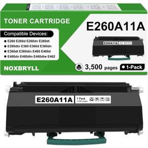 E260A11A Toner Cartridge Compatible for Lexmark E260A11A E260 E260d E260dn E260dt E260dtn E360 E360d E360dn E360dt E360dtn E460 E460d E460dn E460dtn E460dtw E460dw E462 E462dtn Printers