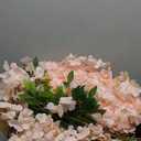 Pauwer Wisteria Hanging Flowers 24 Pack Fake Flower Garland Artificial Wisteria Vines Rattan Silk Flower String Wedding Party Wall Decorations,Blush Pink